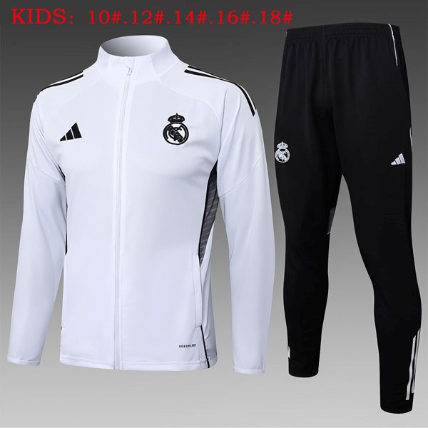 Ninos Chandal Real Madrid 2025-2026 Blanco 6